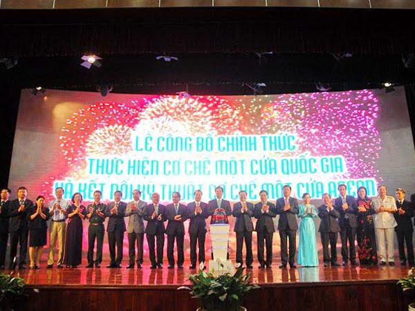 Chính thức thực hiện Cơ chế một cửa quốc gia và kết nối Cơ chế một cửa ASEAN