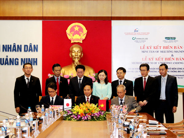 Ký kết biên bản ghi nhớ cải thiện môi trường sử dụng các công nghệ Nhật Bản