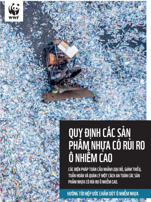 WWF kêu gọi lệnh cấm toàn cầu với một số sản phẩm nhựa dùng 1 lần
