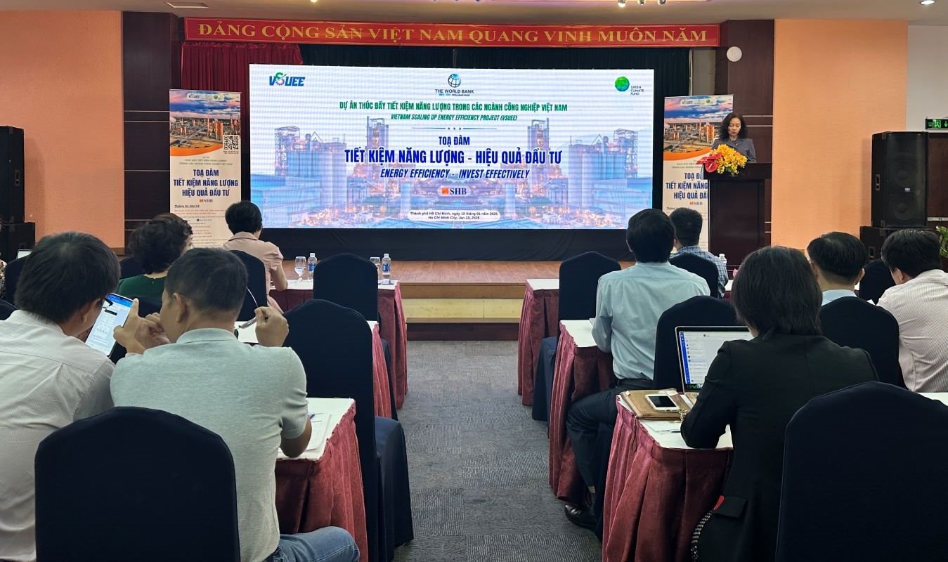 Thúc đẩy tiết kiệm năng lượng trong ngành công nghiệp Việt Nam